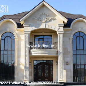 Classic House Design with Elegant Marble Staircase No-7924