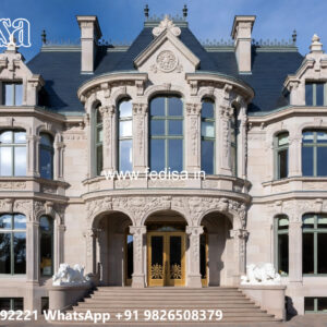 Classic House Design with Grand Living Room Concepts No-7935