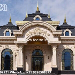 Classic House Design with Beautiful Exterior Gardens No-7939