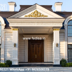 Classic Villa Design with Beautiful Garden Landscape No-7960