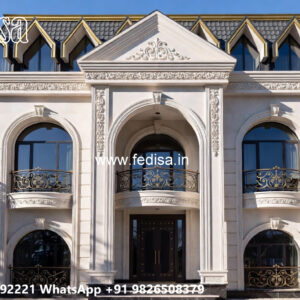 Elegant Classic Villa Design with Marble Finishes No-7965