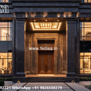 Classic Villa Design with Stylish Marble Flooring No-7982