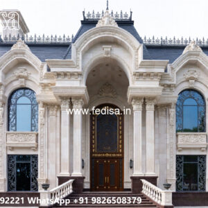 Classic Villa Design with Elegant Window Styling No-7988