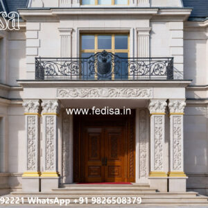 Classic Villa Design with Decorative Wall Textures No-7996