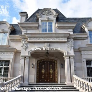 Classic Villa Design with Elegant Garden Concepts No-8012
