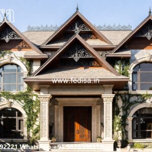 Classic Villa Design with Beautiful Exterior Walls No-8014