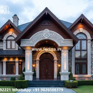 Classic Villa Design with Elegant Hallway Concepts No-8025