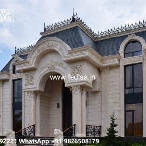 Classic Villa Design with Elegant Decorative Walls No-8032