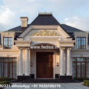 Classic Villa Design with Grand Staircase Inspiration No-8038