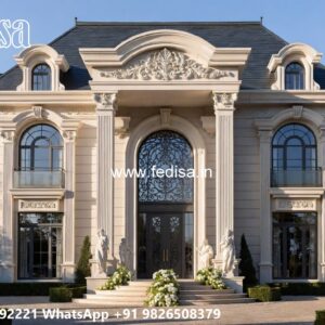 Classic Villa Design with Elegant Front Elevation No-8041