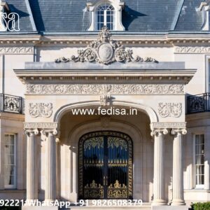 Classic Villa Design with Premium Exterior Lighting No-8042