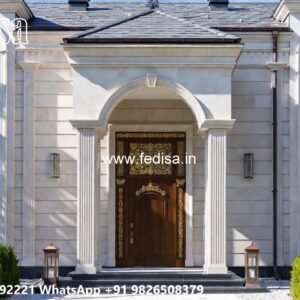 Classic Villa Design with Stylish Entryway Decor No-8047