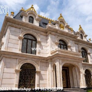 Elegant Classic Villa Design with Rich Textures No-8052