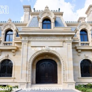 Classic Villa Design with Decorative Architectural Features No-8053