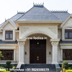 Classic Villa Design with Rich Wooden Craftsmanship No-8064