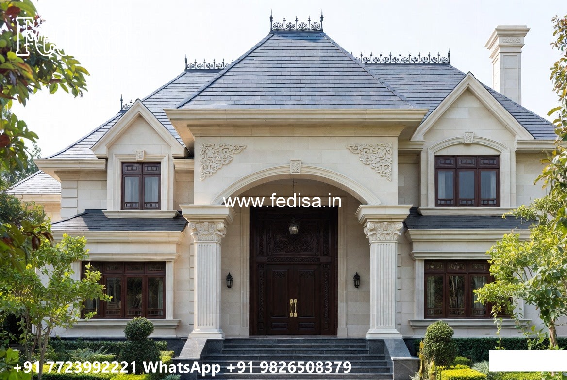 Classic Villa Design with Rich Wooden Craftsmanship No-8064