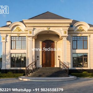 Traditional Classic Villa Design with Beautiful Exteriors No-8095