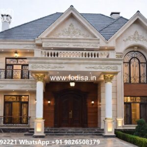 Luxury House Design with Modern Balcony and Terrace No-8114