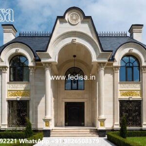 Luxury House Design with Wooden and Marble Finishes No-8121