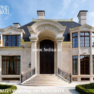 Luxury House Design with Elegant Marble Flooring No-8155