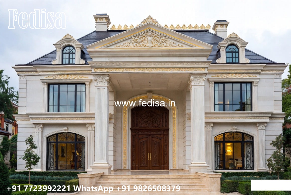 Luxury House Design with Beautiful Balcony Decor No-8181