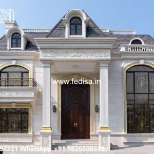 Luxury House Design with Stylish Open Kitchen Layout No-8188