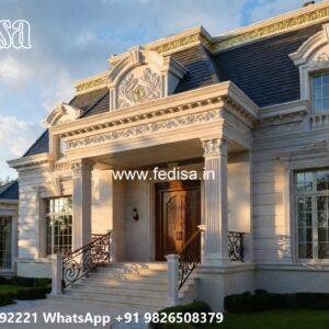 Luxury House Design with Elegant Home Entrance No-8189