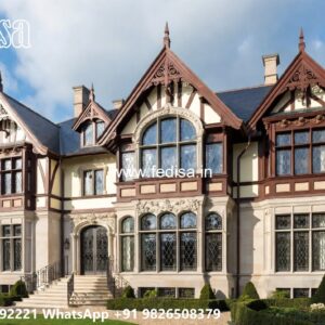 Luxury House Design with Beautiful Exterior Walls No-8193
