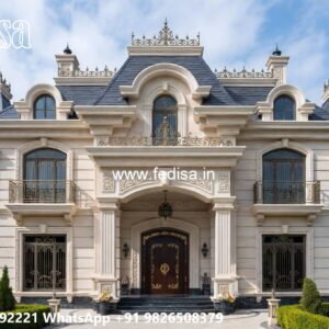 Luxury House Design with Unique Architectural Beauty No-8197