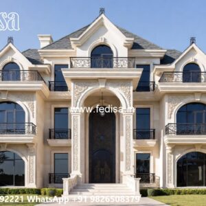 Luxury House Design with Elegant Front Yard Ideas No-8212