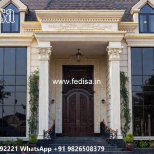 Classic House Design with Grand Front Elevation No-8260