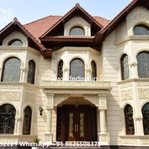 Classic House Design with Royal Living Room Ideas No-8269