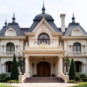 Classic House Design with Stunning Roof Architecture No-8275