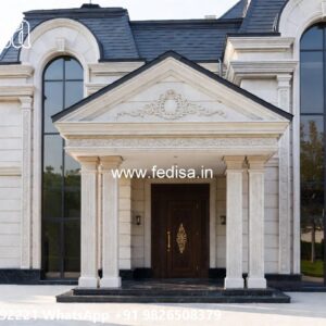Classic House Design with Beautiful Staircase Ideas No-8280