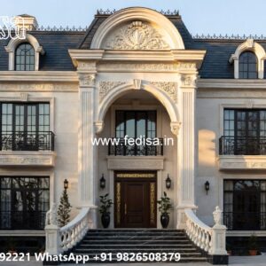 Classic House Design with Stylish Marble Flooring No-8307