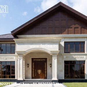 Classic House Design with Luxury Terrace Lounge No-8335