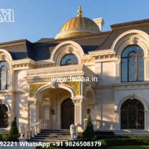 Classic House Design with Decorative Iron Railings No-8336