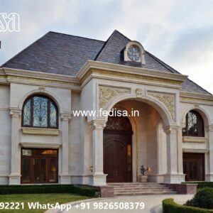 Classic House Design with Beautiful Garden Decor No-8344
