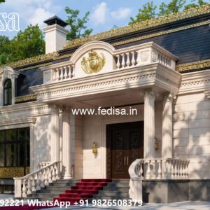 Classic House Design with Grand Staircase Styling No-8345