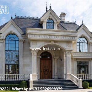 Classic House Design with Elegant Hall Interior No-8352