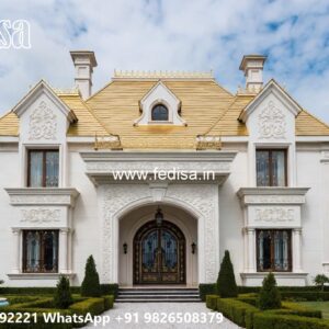 Classic House Design with Elegant Balcony Railings No-8357