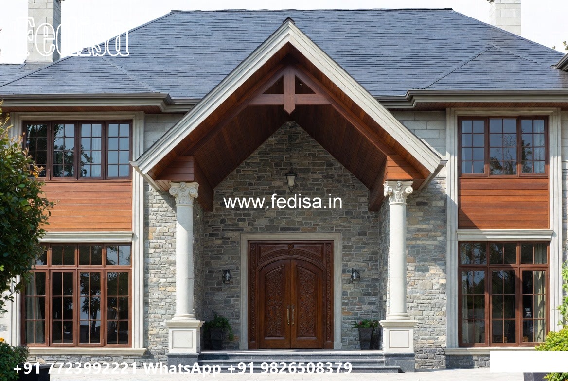 Classic House Design with Stunning Outdoor Beauty No-8373