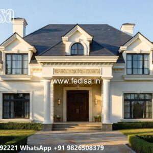 Classic House Design with Decorative Pillar Beauty No-8379