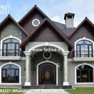 Classic House Design with Stylish Entrance Lighting No-8380