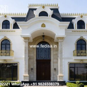 Classic House Design with Grand Living Room Concepts No-8385