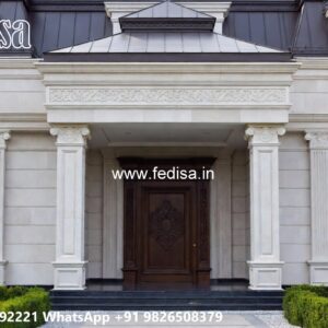Classic House Design with Beautiful Exterior Gardens No-8389