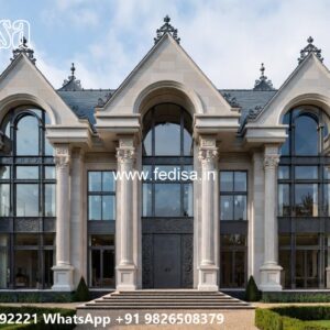 Classic House Design with Luxury Home Exterior Ideas No-8395