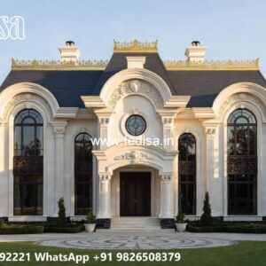 Elegant Classic Villa Design with Marble Finishes No-8415