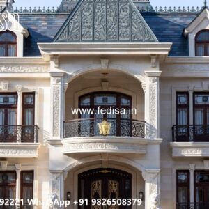 Elegant Classic Villa Design with Grand Entrance No-8428