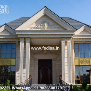 Classic Villa Design with Stylish Marble Flooring No-8432